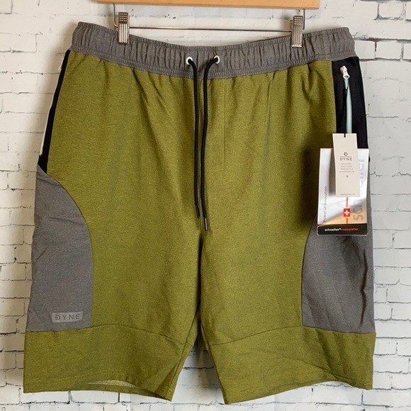 DYNE Other - DYNE Tech Shorts Men’s XL NWT Designer Athletic Wool Blend Gorp Hiking Camping